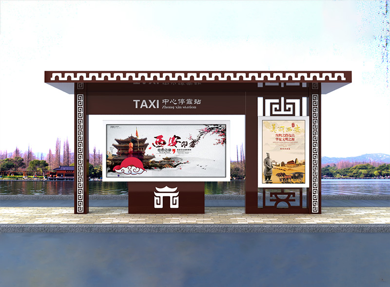 萬(wàn)城原創(chuàng)新中式風(fēng)格仿古候車(chē)亭設(shè)計(jì)效果圖分享